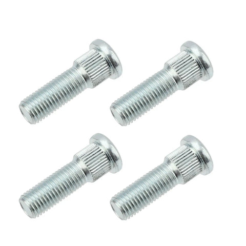 Built Tough Front Wheel Hub And Bearing Assembly With Grade 8 Studs Fits Polaris Ranger 900 1000 Diesel 570 Full Size Pro Xd Evo Ev Utv Built Like A Rock Drop In grade 8 studs, silver metal bolts.