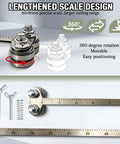 16 Inch Positioning Calipers For Circular Saw Featuring Stainless Steel Skate Plate Guide With Triple Bearing Glide showing 360-degree scale detail.