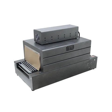 Heavy Hitter Industrial Heat Shrink Tunnel With Chain Conveyor And Digital Temp Control 220V 5.5KW Pro Workhorse Packaging Machine side view