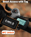 Beast Electric Mountain Bike For Adults With 21 Speed Gear System And 27.5 Inch Wheels, 1200W Peak Brushless Motor, Up To 28 MPH, Removable 48V Battery Options 10.4Ah Or 13Ah, Up To 65 Miles Range, Step Over EMTB With NFC Unlock, handlebar display and NFC tag
