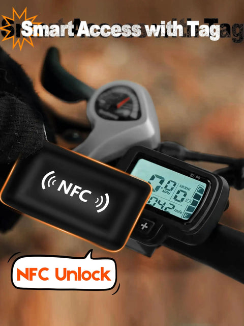 Beast Electric Mountain Bike For Adults With 21 Speed Gear System And 27.5 Inch Wheels, 1200W Peak Brushless Motor, Up To 28 MPH, Removable 48V Battery Options 10.4Ah Or 13Ah, Up To 65 Miles Range, Step Over EMTB With NFC Unlock, handlebar display and NFC tag