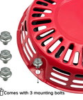 Replacement Pull Start Assembly Recoil Starter 28400-Z4M-306ZB Fits Honda GX120 GX160 GX200 with 3 mounting bolts