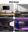 Twelve Pack Hexagonal Foam Soundproof Wall Panels Boost Your Home Theater Or Recording Studio With Sleek Design Block Echo For A Smooth Vibe And Crystal Clear Audio Game Changer Daily in TV, Living, Home theater, and Game Room settings.