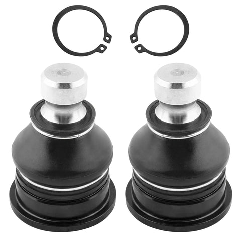 4 Piece Ball Joint Sway Bar Link Set For Hyundai Santa Fe 2007 2012 And Kia Sorento 2011 2013 Front Left Right Replacement Kit With Plug And Play Fit And Rugged Durable Build K90375 K750204 K750205, front ball joints with clips