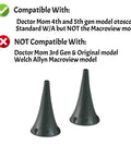 120 Small 3mm Specula For 4th And 5th Gen Otoscope Perfect For Infants And Kids Works With Standard Welch Allyn Otoscopes Not Macroview And Great For Off Brand Units At A Fraction Of The Price compatible small black otoscope specula