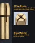 Brass collet with 4-claw design from 15 Piece Drill Chuck Collet Set For Rotary Tools 0.5mm To 3.2mm Shanks