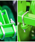Four Pack Round U Bolts With Nuts, Plate And Washer Kit Built Tough For Secure Mounting, 1.57 Inch Inner Width 40mm, 85mm