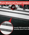 Pom Material Panel Slider for Heavy Duty 1200 Watt Electric Tile Bevel Cutter, designed to protect tiles during operation.