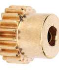 Beefy Brass Gear Replacement With 20 Teeth And 6mm Bore For 0.8 MOD Robotic Applications In Industrial Robots Antirust Durable