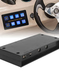 Eight Gang Touch Switch Panel LED 12V 24V IP68 Waterproof Control Box for RV Car Truck Marine Use with capacitive sensing tech