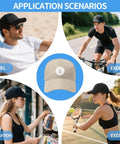 No Crying On The Yacht Unisex Adjustable Hat For All Seasons displayed with use scenarios: travel, exercise, relaxation.