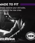 Person installing H7 XtraVision High Performance Halogen Headlight Bulbs Kit For High Beam Low Beam And Fog Replacement in car