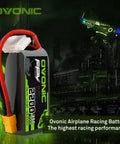 Beefy 4S LiPo Battery 2200mAh 14.8V 35C with XT60 Connector for FPV Drone and Airplane RC
