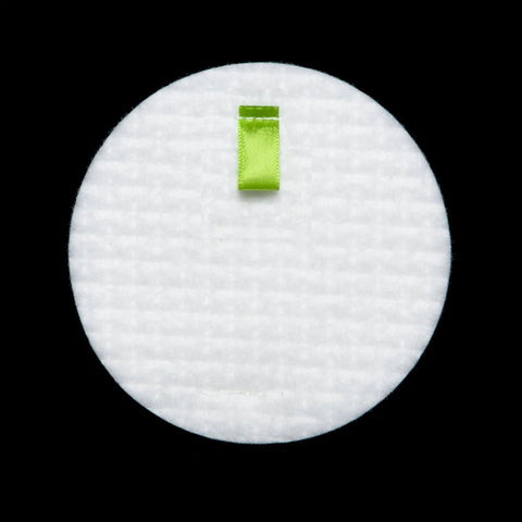 Round felt filter with green tab from Mega Pro Grade Must Have All In One Replacement Filter Kit For Shark DuoClean Rotator