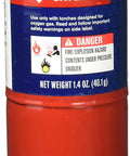 Pre-Filled Oxygen Gas Torch Style Cylinder 1/4 Oz Portable DIY Ready Kit Red Made In USA For Jewelry Making Soldering Welding Crafting Repairs And Field Projects, red cylinder