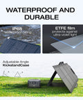 RIVER 3 Plus Solar Generator With 110W Panel 286Wh LiFePO4 Battery features waterproof and durable design