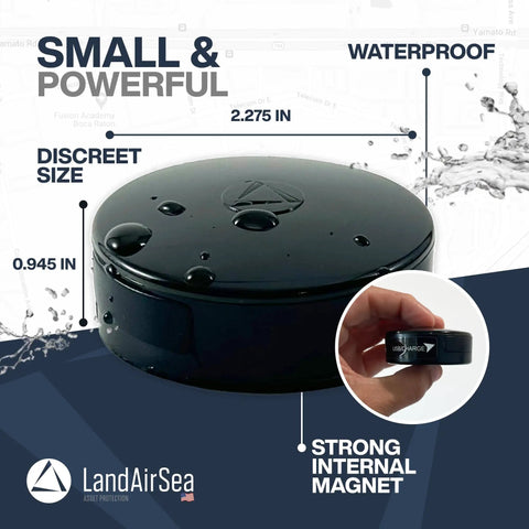 Global Real Time GPS Tracker For Vehicles And Gear With Geofence Alerts Magnetic Mount Waterproof Design Long Battery Life