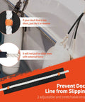 Dock Line Chafe Guards 26 Inch 4 Pack Neoprene Padding That Is Skin Friendly And Non Abrasive With Two Rope Telescopic Fixation Straps