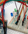 12 Pack Mini Solderless Breadboards With 170 Tie Points Self Adhesive Dope Prototyping Boards For Electronics Kits White ABS