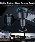 Game Changing 200W Car Charger With Triple Port USB C Adapter And PD 3.0 Fast Charging Includes Two 100W Type C Cables Fly Daily Driver Power Solution showing stable output in a car.