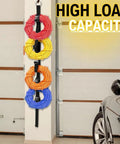 Heavy Duty Cable Storage Strap With Secure Buckle For Effortless Wire Management And Tidy Desk Setup Organize Messy Cords In Style with colorful cables.