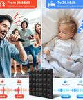DIY Friendly Black Acoustic Foam Panels Twelve Inch Peel And Stick Sound Dampening Tiles Two Inch Thick in noise reduction comparison