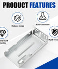 Heavy Duty Rear Mounting Brackets For 20 Pairs Of 45MM Soft Close Drawer Slides showing product features like anti-corrosion and rust-resistant.