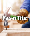 Hammer striking a steel drywall screw on wood surface, showcasing Six Fine Thread Self Drilling Drywall Screws Black Phosphate Coating Two Point Drill Tip Phillips Recessed Drive Ships In A One Eighty Piece Tin For Snappy Wall Hangs And Zero Drill Hassle On The Job Site Today.