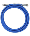 Coiled blue High Temperature Silicone Steam Hose Flexible Durable For Boilers And Dryers With High Pressure Pro Grade Performance Blue 9.8 Ft