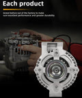 Alternator Replacement For Acura ILX 2.4L 2013 2014 2015 And Honda Civic 2.4L 2012 2013 2014 2015 And Honda CR-V 2.4L 2012 2013 2014 12V 120Amp S7 Pulley Fits 104210-1530 Easy Install Plug And Play front view