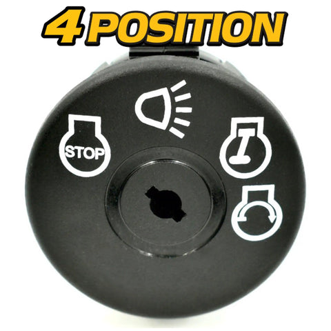 Top view of Beefed Up Starter Ignition Switch For 7 Terminal Type With Headlight Position Fits LT133 LT150 LT155 LT160 Tractors