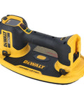 DeWalt 20v Max Cordless Grabo Vacuum Suction Lifter With Built In Pressure Sensor For Heavy Materials Up To 265 Lbs Bare Tool Only side view showing grip and suction pad.