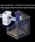 Enclosed FDM 3D Printer With Auto Leveling Sensor For Flawless First Layer Printing, CoreXY full metal frame design