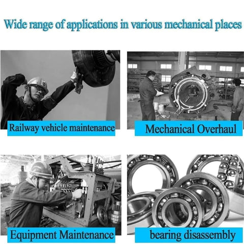 Heavy Duty Hydraulic Gear Puller 20 Ton With Adjustable 2 And 3 Jaw Vertical Or Horizontal Separator Tool in various applications.