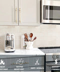 Creamy Stone Peel And Stick Backsplash Tiles For Kitchen And Bathroom Self Adhesive PVC Wall Tiles 12x12 In 0.16 In Thick