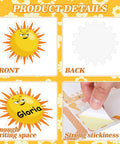 Sun Name Tag Stickers 135 Pieces In 9 Cute Designs Perfect For Back To School Classroom Decor Bulletin Board Labels On Desks And Walls