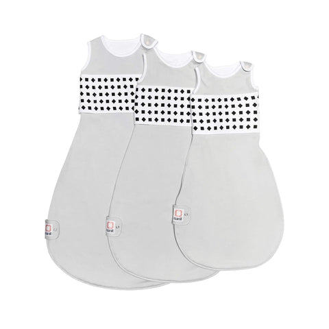Breathing Wear Sleeping Bag For Baby, Size Small 3 To 6 Months, Pebble Grey, Sensor Free Breathing Motion Monitoring Pattern.