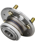 Two Piece Rear Wheel Bearing And Hubs Assembly With ABS Ring And 4 Lug For Honda Civic 1992 1995 1999 2000 Civic Del Sol 1995 1997 Acura Integra 1990 2001 4 Wheel ABS close-up