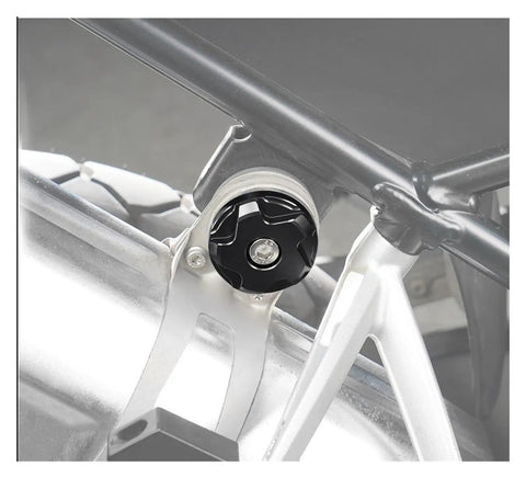 R1250GS GSA Exhaust Hanger Bolt Replacement, Bolt On Upgrade For Adventure ADV 2019 To 2024, Silver Finish, Easy Install
