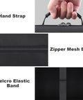 Rugged Hard Case For NOCO Boost Plus Air AX65 2000A Jump Starter details: hand strap, zipper mesh bag, velcro elastic band