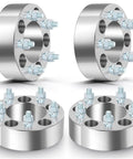 2 Inch 4 Pack 5x4.75 Wheel Spacers With 12x1.5 Studs 87.1mm Bore No Hubcentric For Chevy Blazer Camaro Pontiac Firebird GMC Jimmy Cadillac XLR 5 Lug Wheels Dope Look