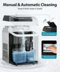 Nugget Ice Maker Countertop 42 Lbs Per Day With 1.5L Water Tank Rapid Ice Release in 6 Minutes Self Cleaning Pebble Ice Maker interior view