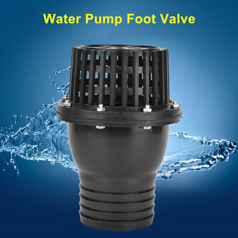 Heavy Duty Stainless Steel Foot Valve With Large Capacity Mesh Strainer for Farm Irrigation and Industrial Pumps, 3 Inch