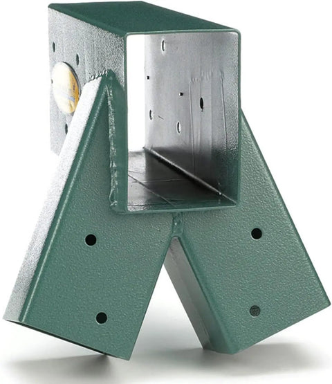 Easy 1-2-3 A-Frame Swing Set Brackets With All Mounting Hardware For Free Standing Outdoor Playset Green Built Tough And Simple To Install For Backyard Fun