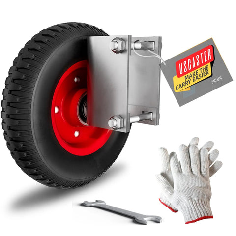 8 Inch Gate Wheel For Round Tube Gates From 1 5 8 Inch To 2 1 2 Inch Heavy Duty Caster Supports Up To 300 Lb Includes Screws And Wrenches