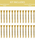 Epic Anniversary Golf Tees Gift Set For Him, 30 Bamboo Tees, Three And A Quarter Inches, Printed With Happy Anniversary And I Love You Forever