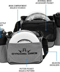 Three Disc Golf Set With Putter Midrange And Driver Including Cadet Shoulder Bag Towel And Mini A Complete Starter Kit For Beginners