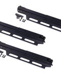 NR2183 Aluminum Magazine For 21 Degree Framing Nailer 3 Pack Replacement Parts shown in black metal