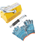Permanent Magnetic Lifter Lifting Magnet For Steel Sheets 2200 Lbs 1000 Kg Neodymium Hoist Industrial Grade Rigging Tool displayed