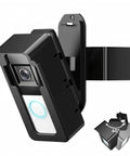 No Drill Doorbell Mount Anti Theft Holder For Video Doorbells With 3 Way Adjustable Base Left Right Down And 40 Degree Rotation